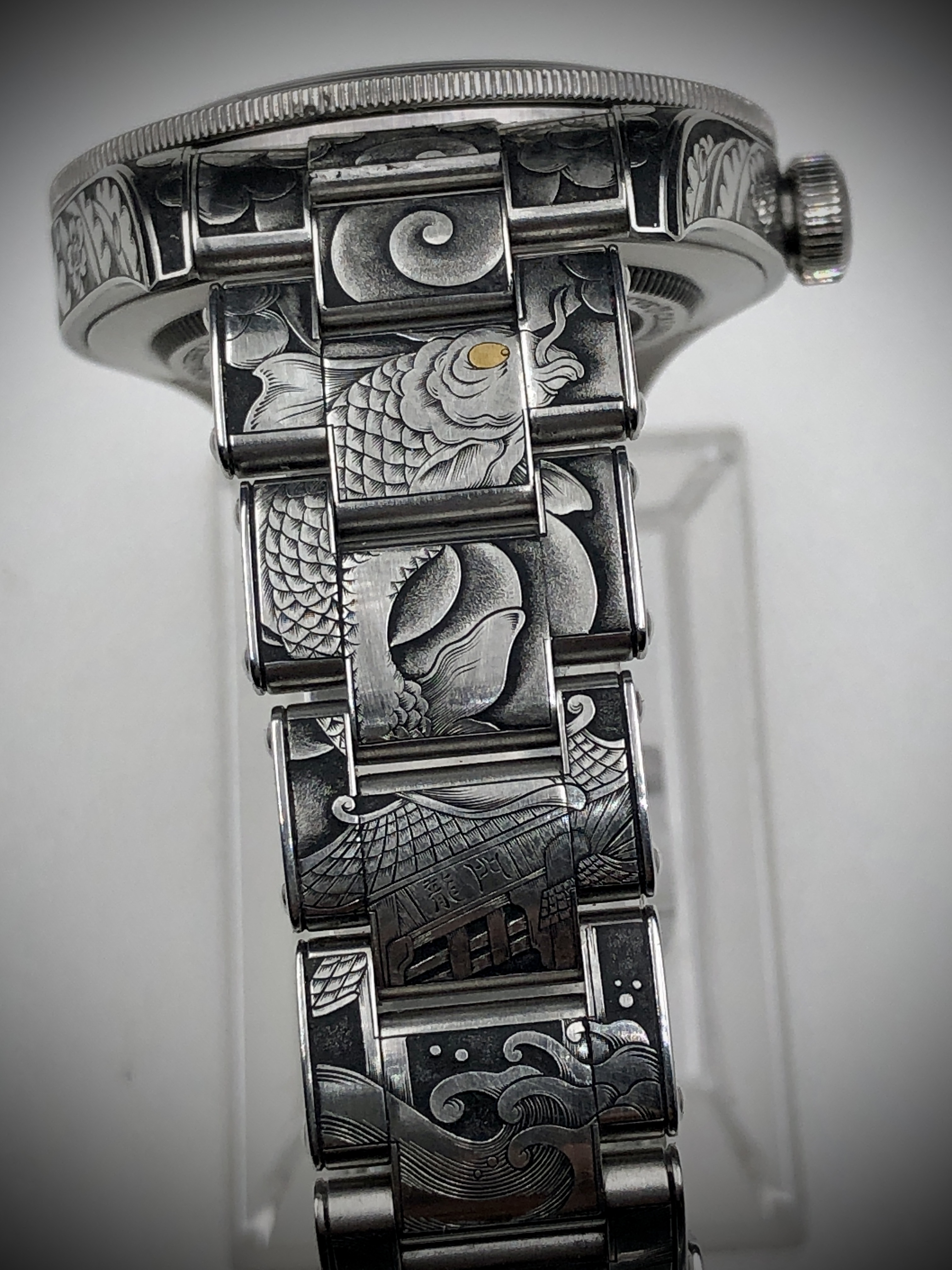The Dragon Gate Ascension hand-engraved watch