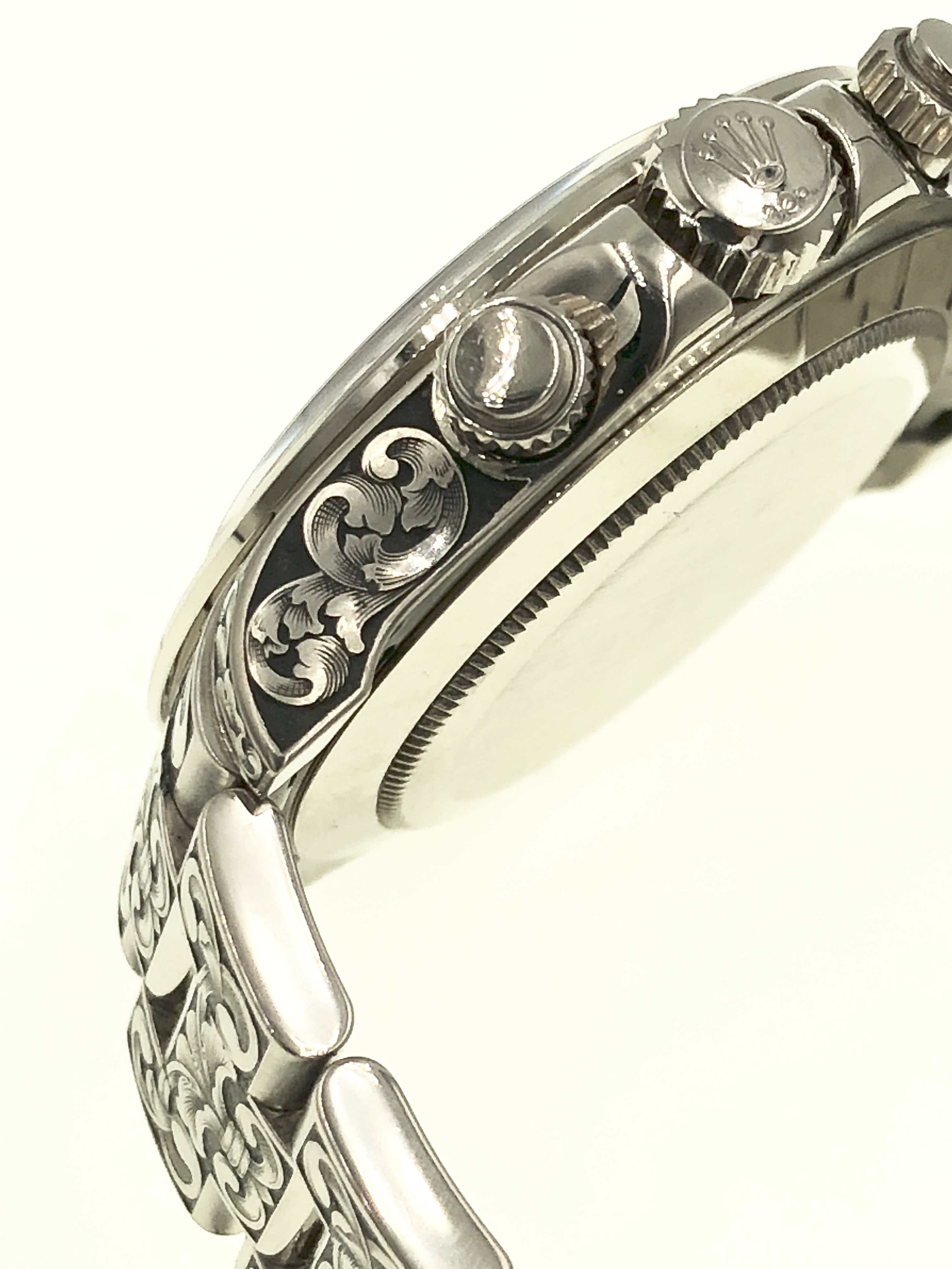 Daytona bracelet side engraving